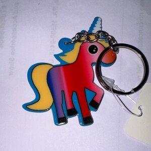 Colorful Unicorn Keychain